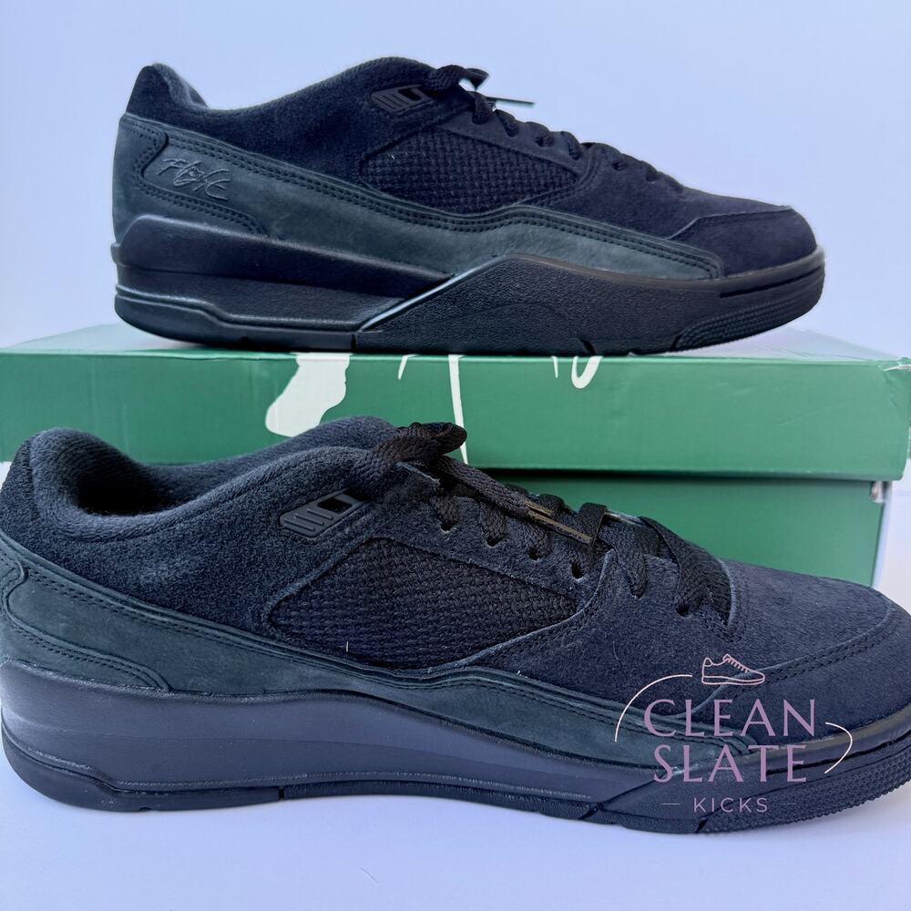 Jordan Flight Court Black Anthracite HF3255-010 Mens Size 10.5 Womens 12 NIB
